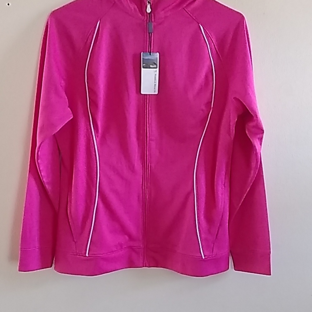 Pebble Beach M Pink Athletic Jacket